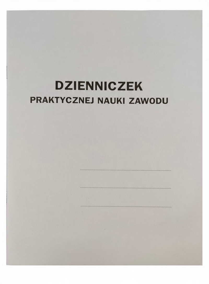 

Dzienniczek praktycznej nauki zawodu A5