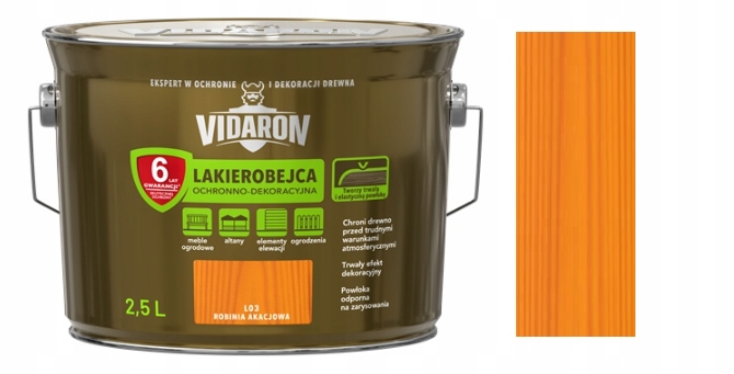 Vidaron Lakierobejca Do Drewna L03 Robinia Akacjowa 2.5L