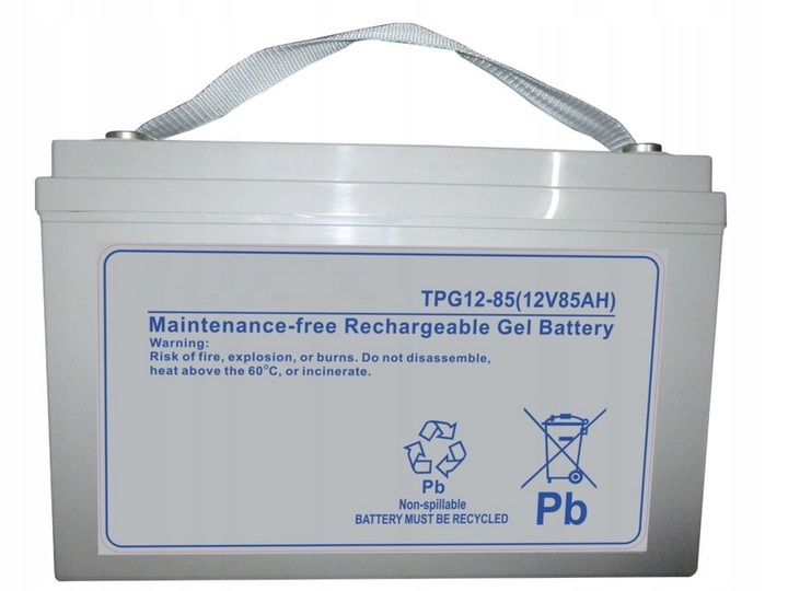 Akumulator żelowy 12V 85Ah wózek inwalidzki, łódź, kamper, jacht