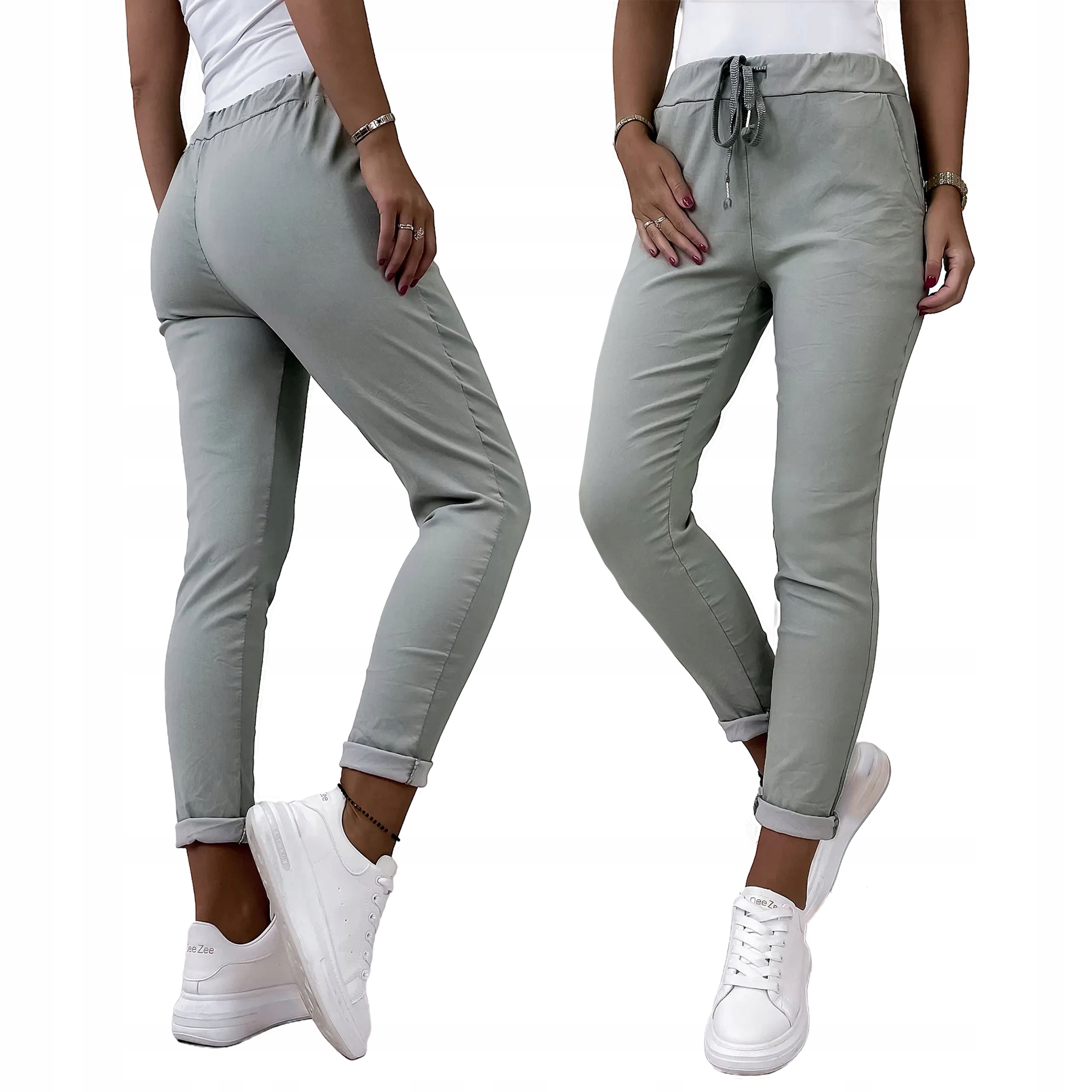 

Spodnie Damskie gnieciuchy rewelacyjne na lato