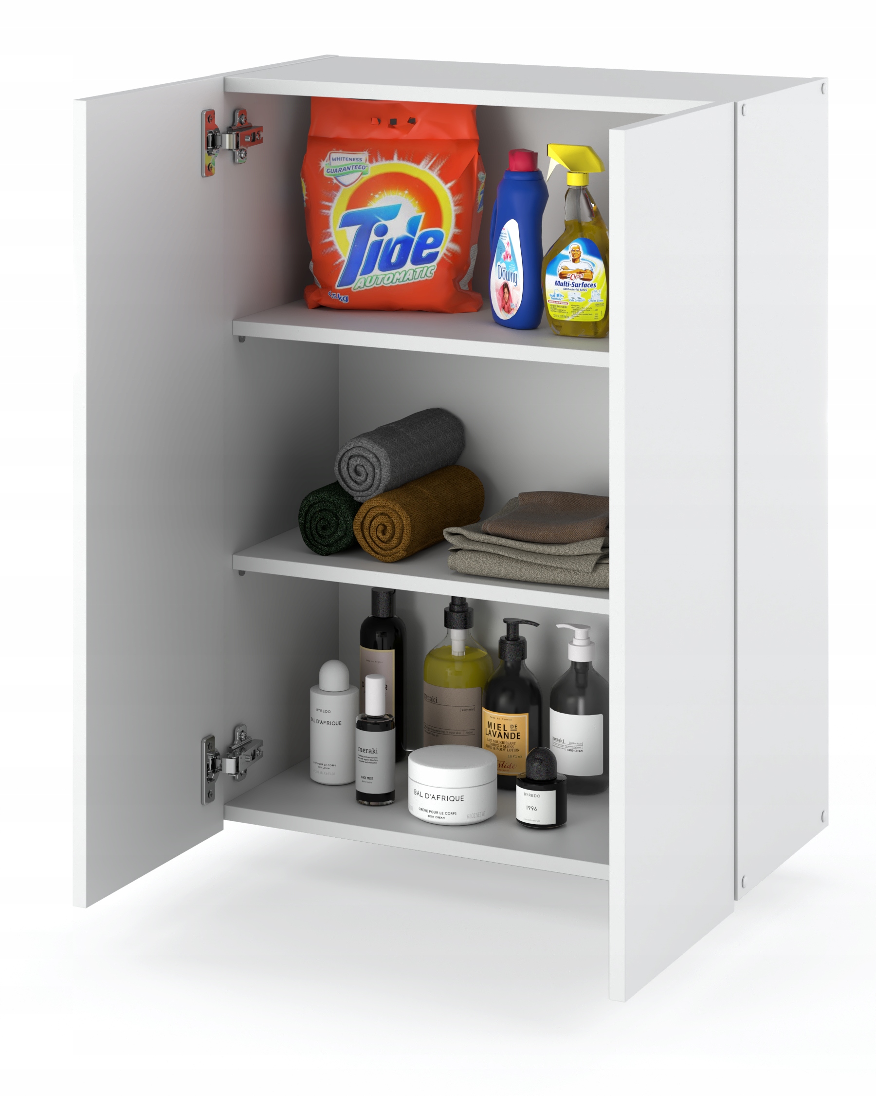 SZAFKA ŁAZIENKOWA WISZĄCA 60 CM BIAŁA | LOFT | SZAFKA DO ŁAZIENKI | SŁUPEK Marka Stiv-Meble