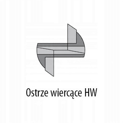 Cmt 170.180.11 Fréza Hm D=18 I=25 L=60 S=M12x1 Z=2+1
