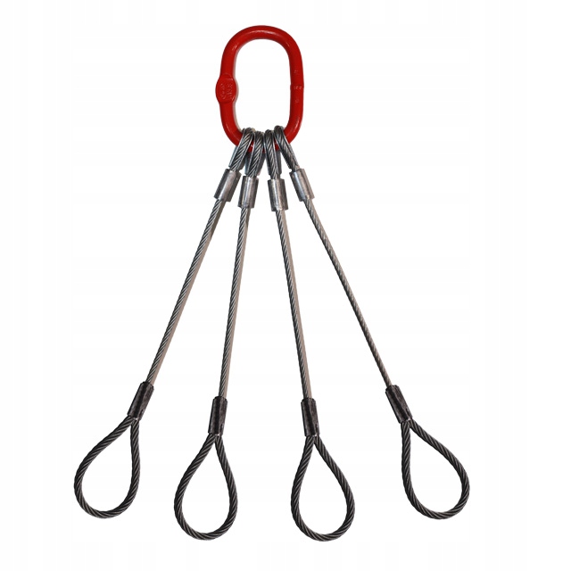 Lanové závěsy 4C s smyčkami – 4 mm x 1,5 m 0.33T