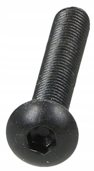 

Śruba M8x12 mm z łbem wypukłym 10szt. czarna Loft