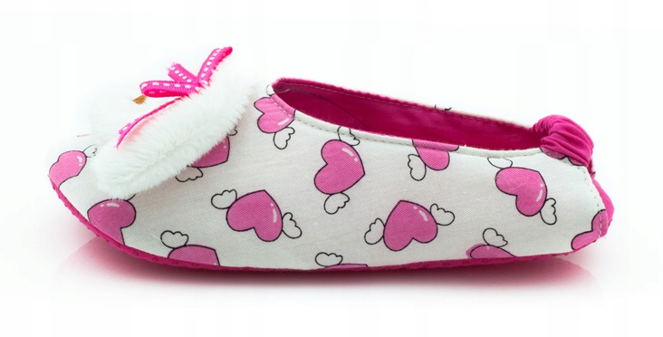 Urocze bawełniane baletki domowe balerinki tekstylne dla dziewczynki 25/26 Marka Inna marka