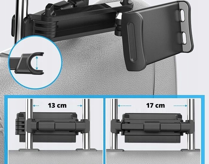Uchwyt samochodowy na zagłówek czarny Marka Inna