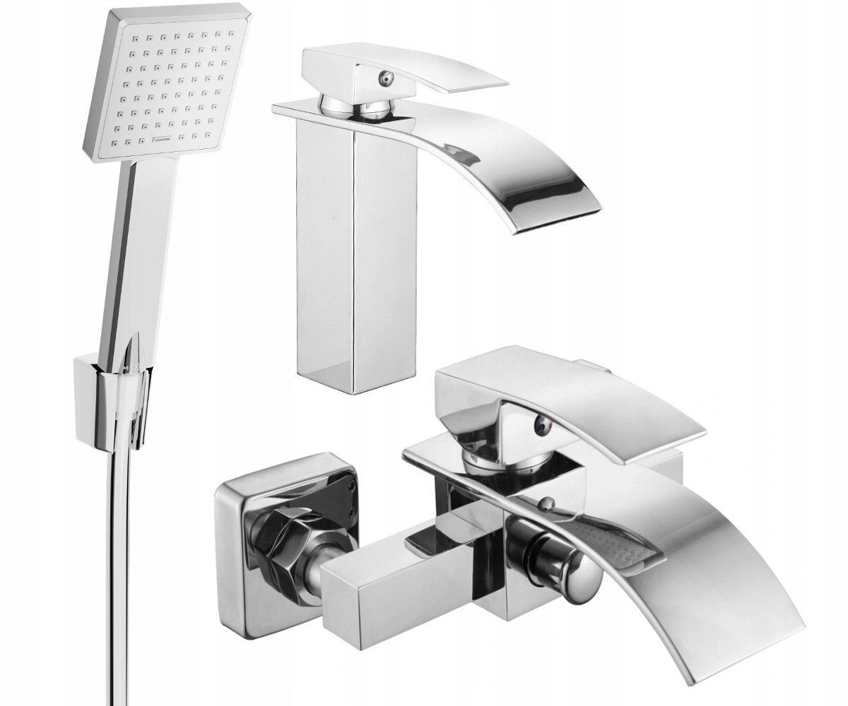 Mexen Aries R45 Chrom Souprava na Vanu s Nástěnnou Montáží