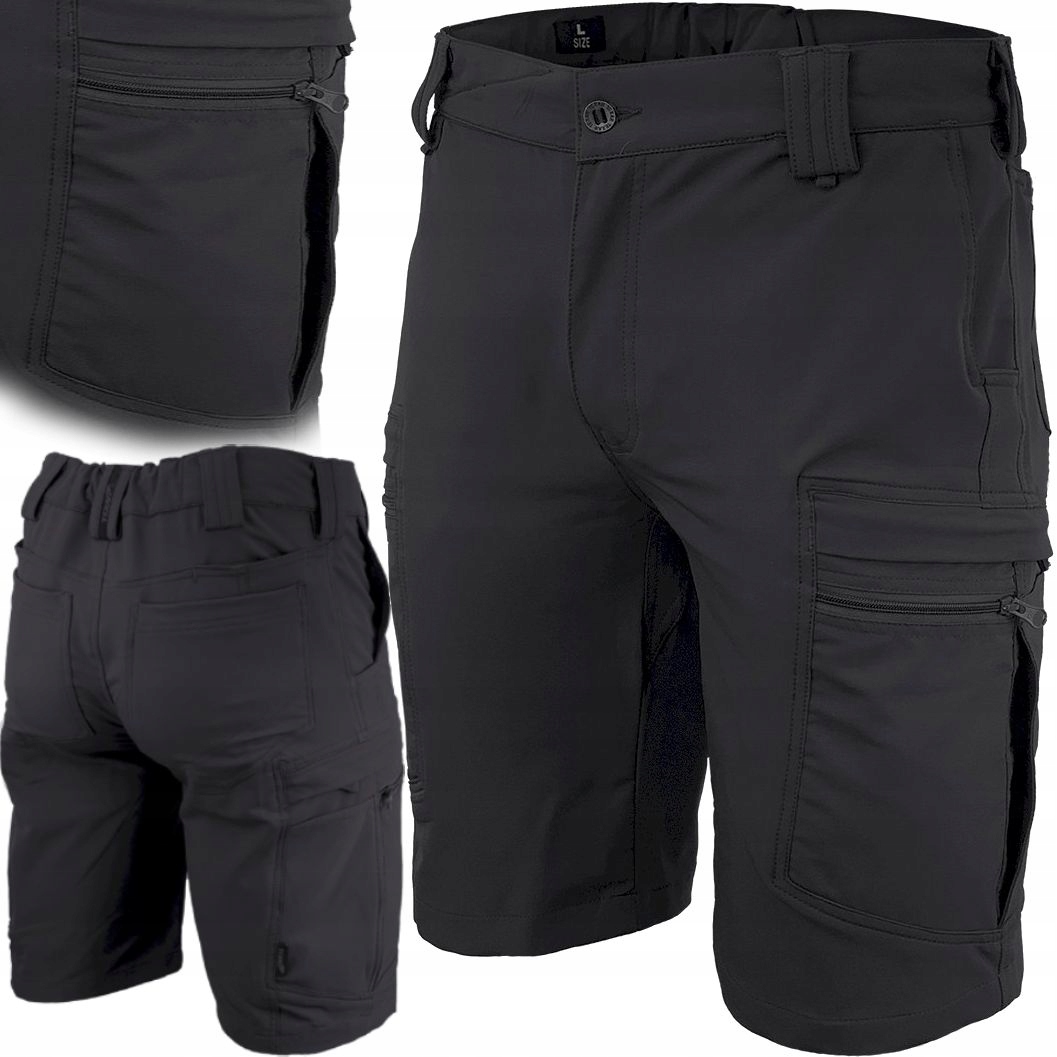 Vojenské Kalhoty Dominus Krátké Kraťasy Taktické Texar Černé vel. M