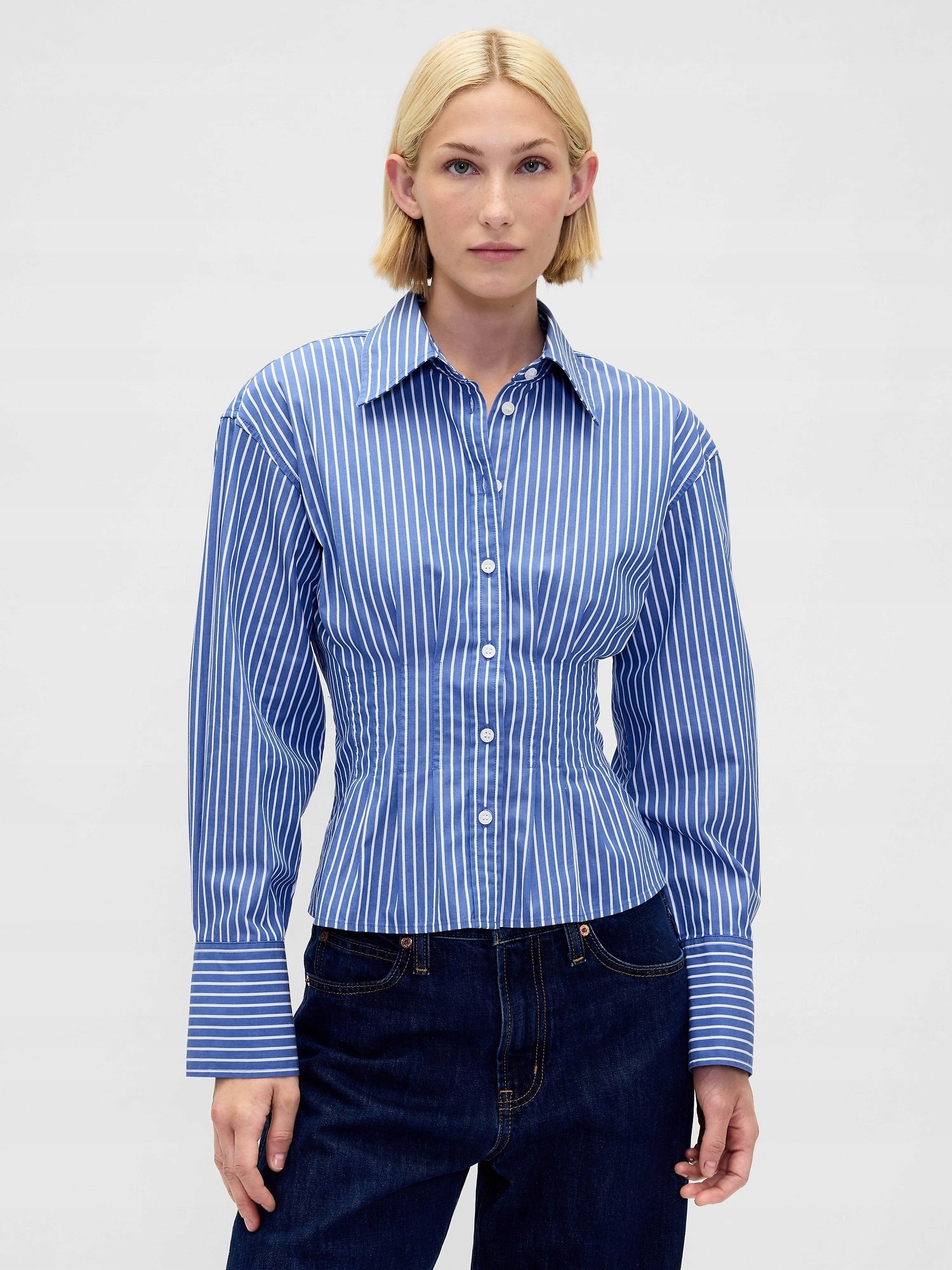 Gap Popelínová košile Fitted Shirt