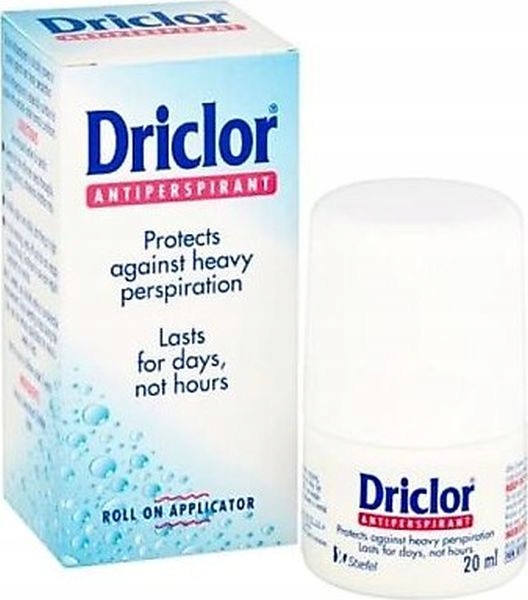

Driclor Roll On Antyperspirant Przeciw Poceniu 20