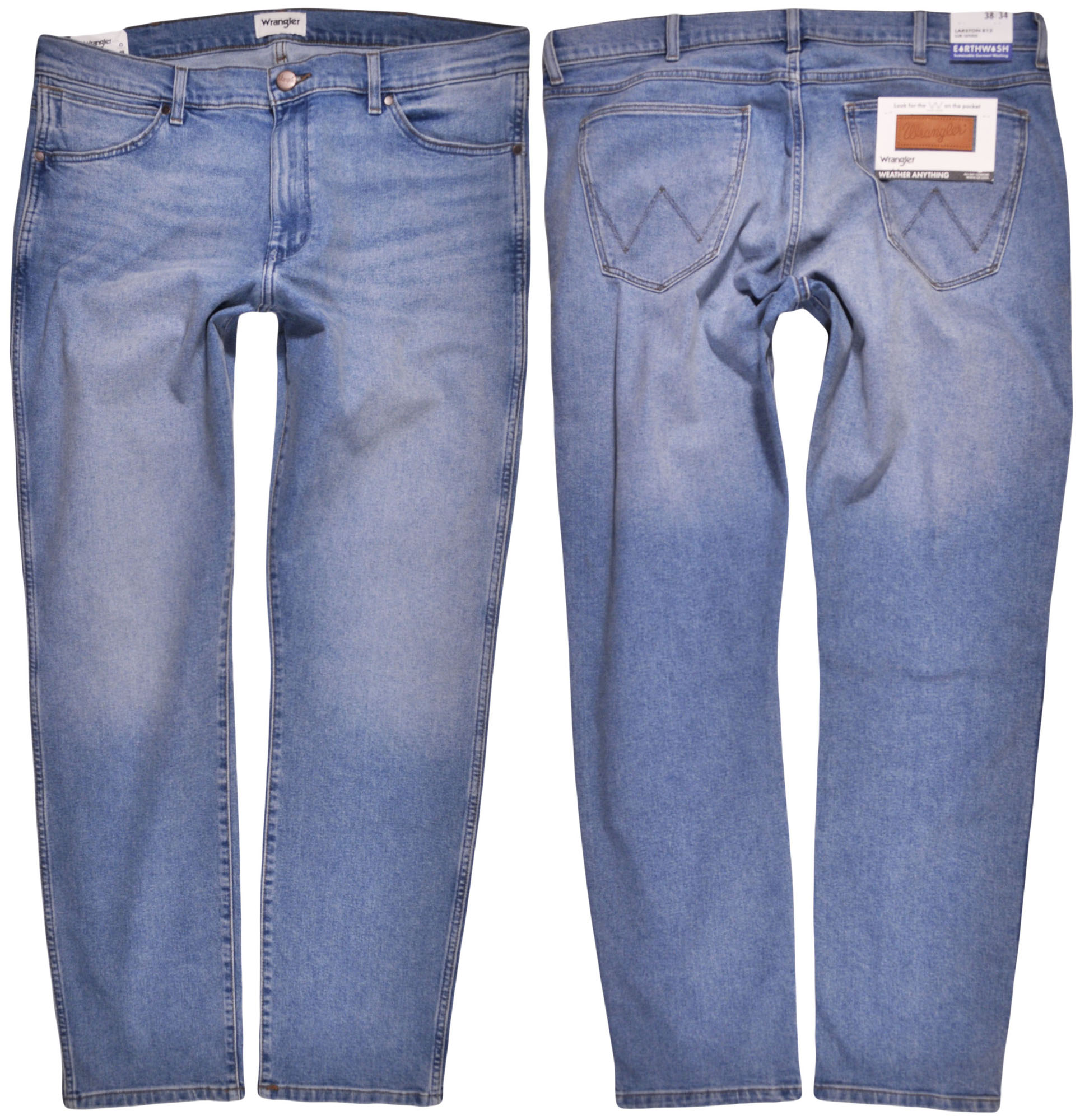 Wrangler džíny Blue Slim tapered Larston W38 L34