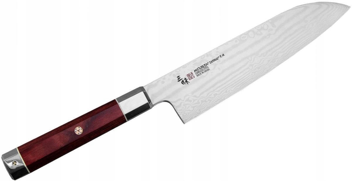 Nôž Santoku Mcusta Zanmai Ultimate Aranami kuchynský pre šéfkuchára 18 cm