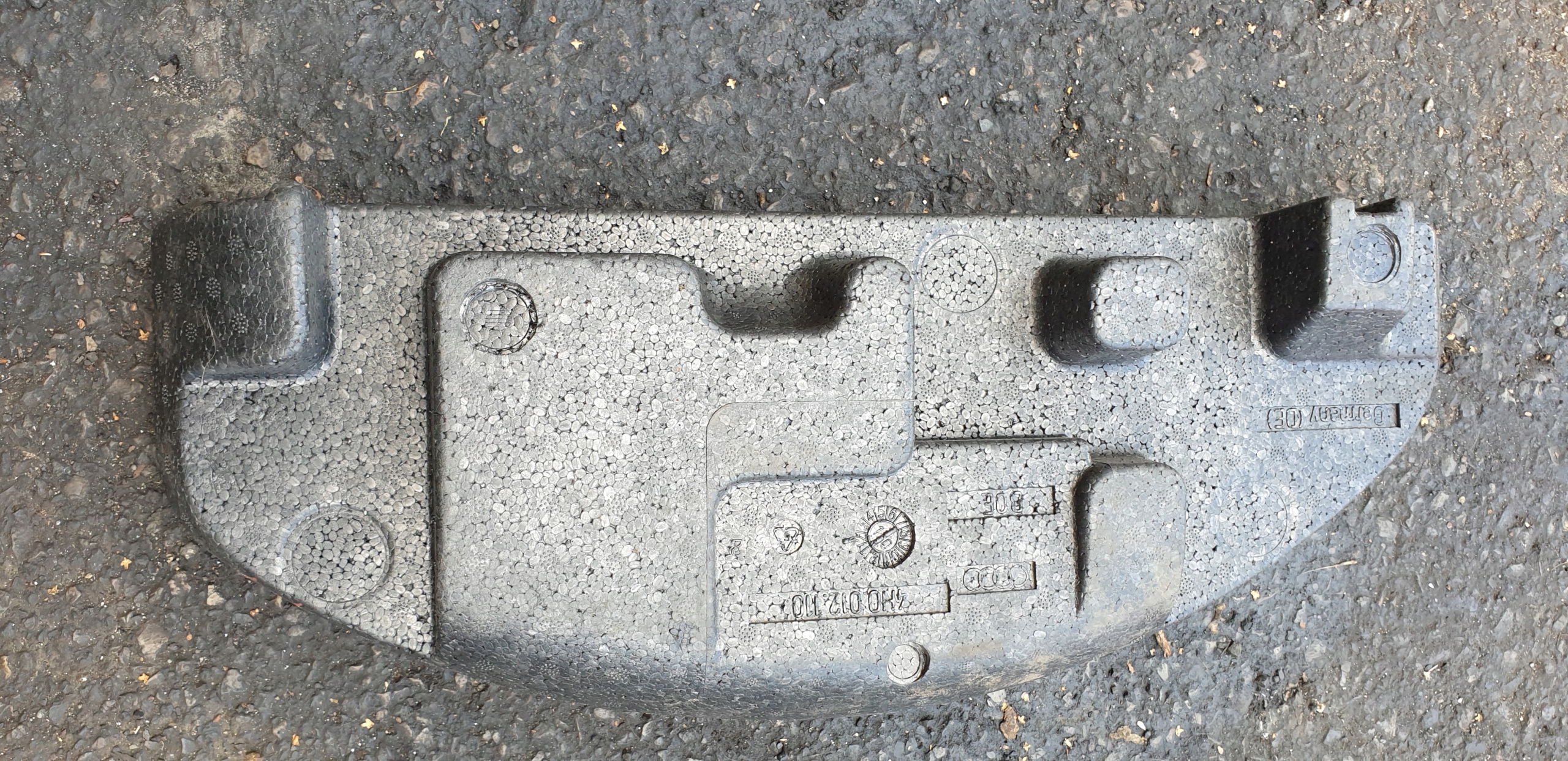 polystirene PIANKA boot floor well AUDI A8 D4 4H OE