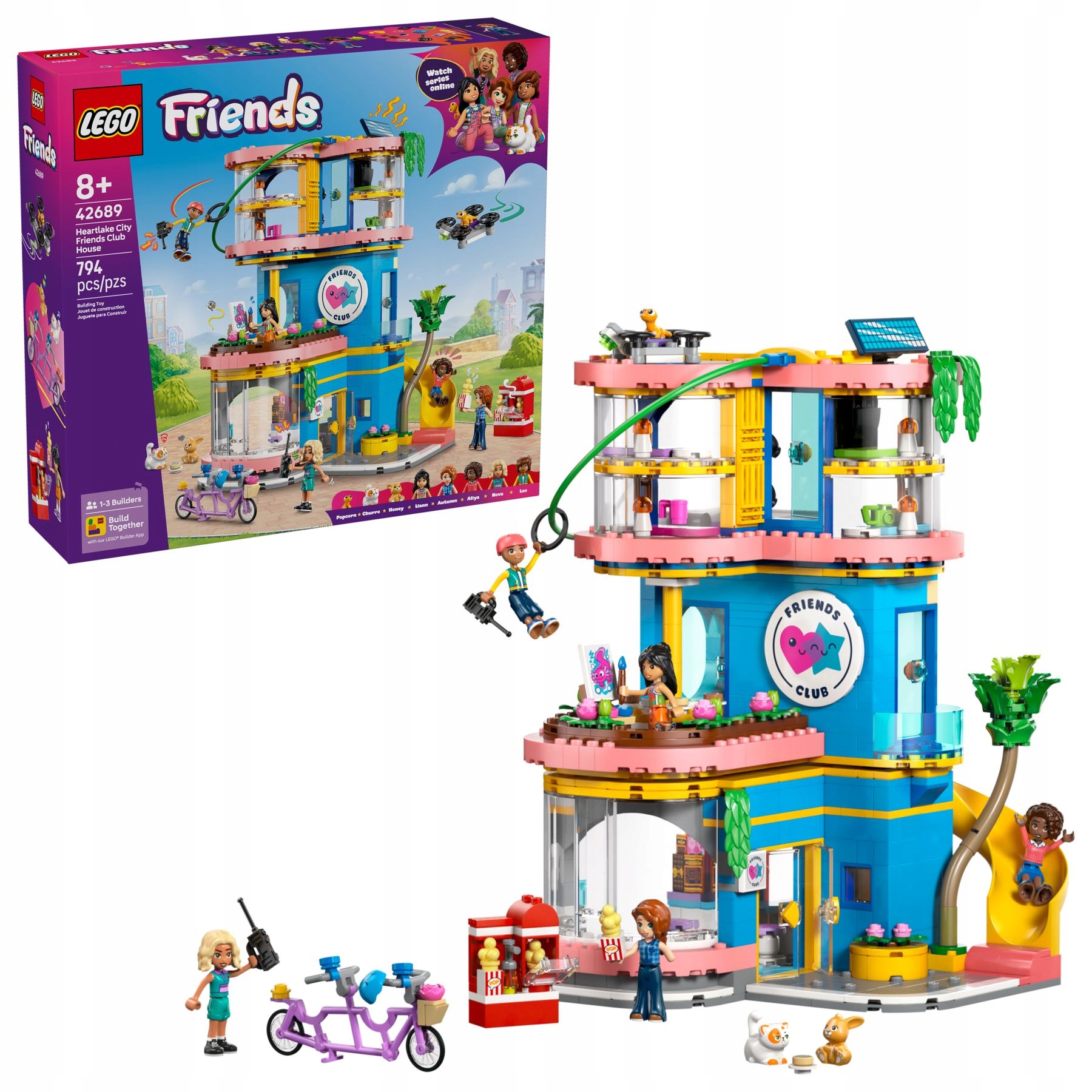 stavebnice Lego Friends 42689 Domeček klubu přátel z městečka Heartlake
