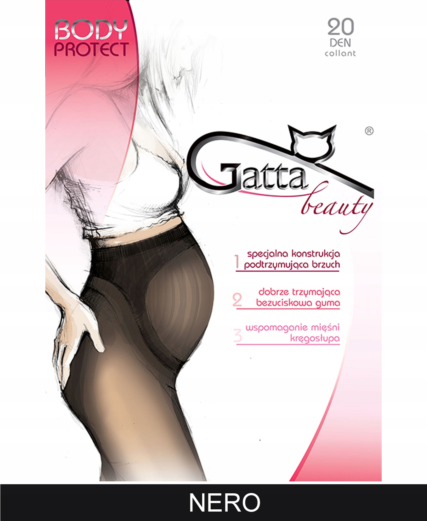

Gatta Body Protect 20 Rajstopy dam. wz.00/4-L/Nero