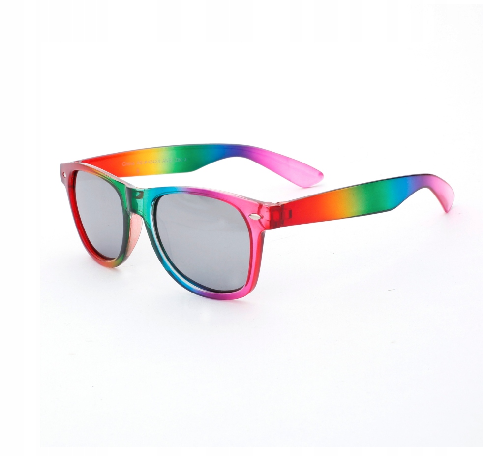 

Okulary przeciwsłoneczne, tęczowa Pride Lgbt