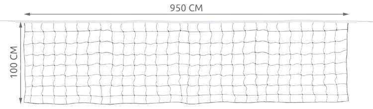 Siatka do siatkówki + torba Kod producenta 2851