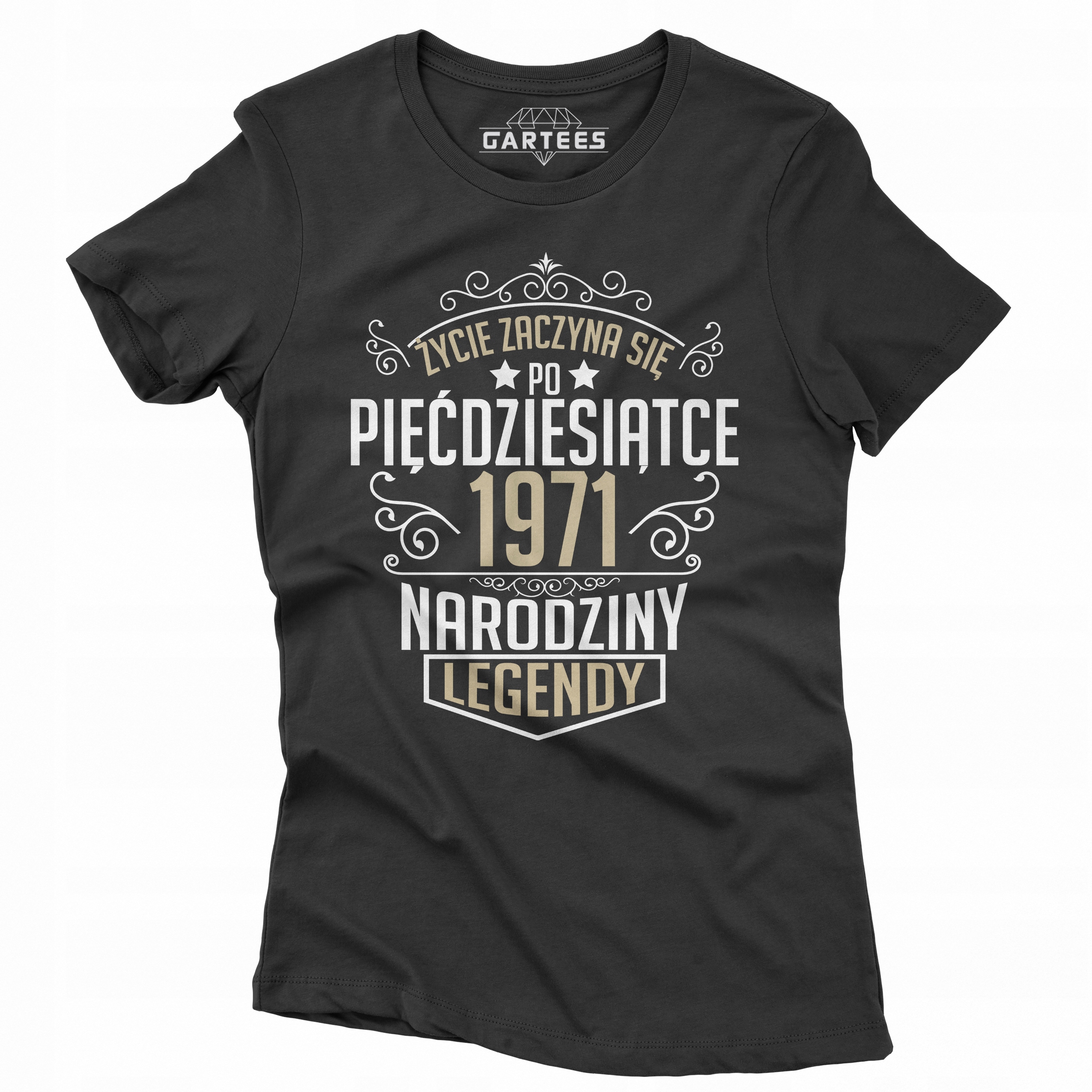 

Koszulka Damska Życie Zaczyna Się Po 50 Prezent