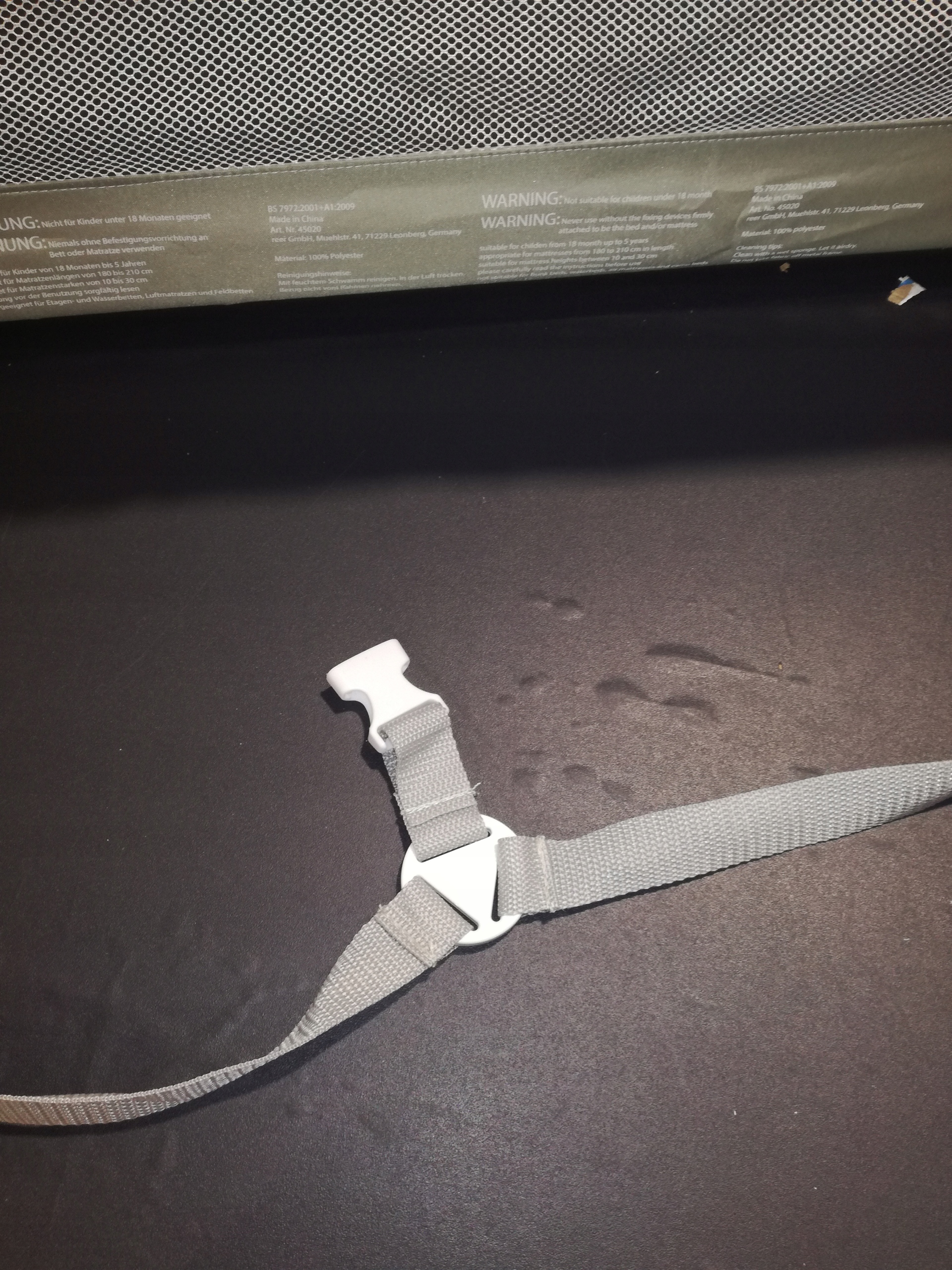 Barierka ochronna do łóżka Reer ByMySide 150 cm Wysokość produktu 48.5 cm