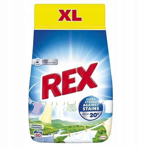 Prací prášek Rex amazonia freshness, 50 dávek
