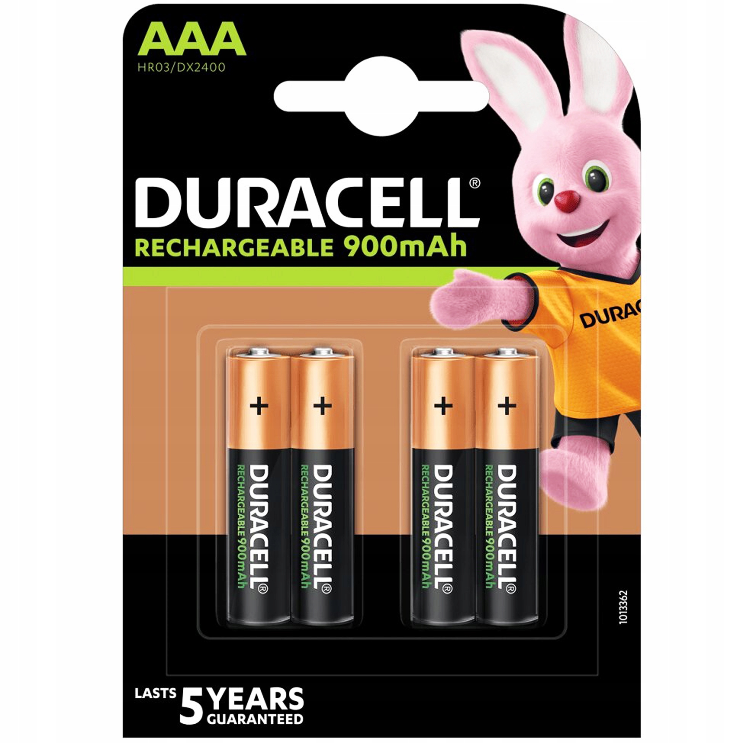 

4x Akumulatorki baterie Duracell R03 R3 Aaa 900mAh