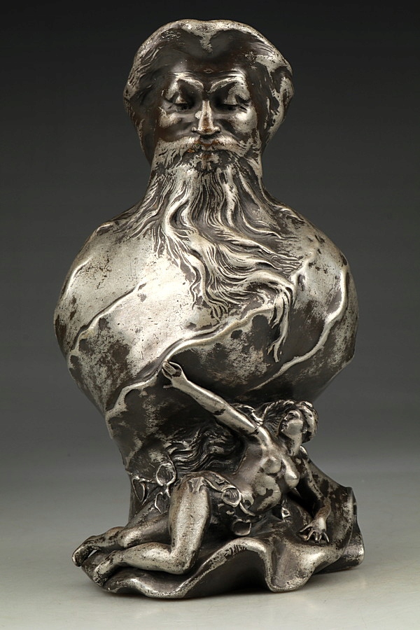 Secesyjny wazon na suszone kwiaty