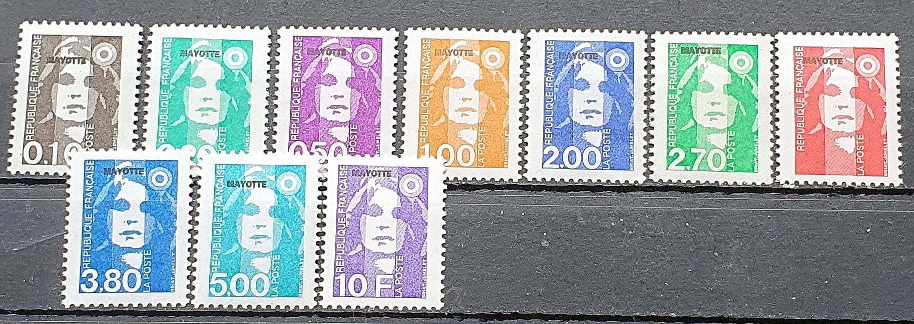 KOLONIE FRANCUSKIE MAYOTTE ** 1997 MI 21-30