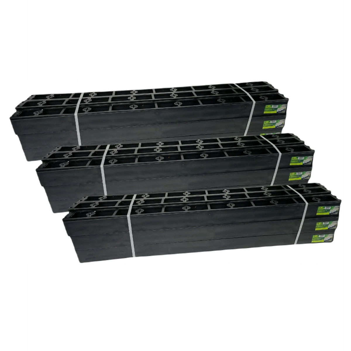 Border, zahradní lem Flexi 4,5 x 100 cm 42 ks 42 m trávník