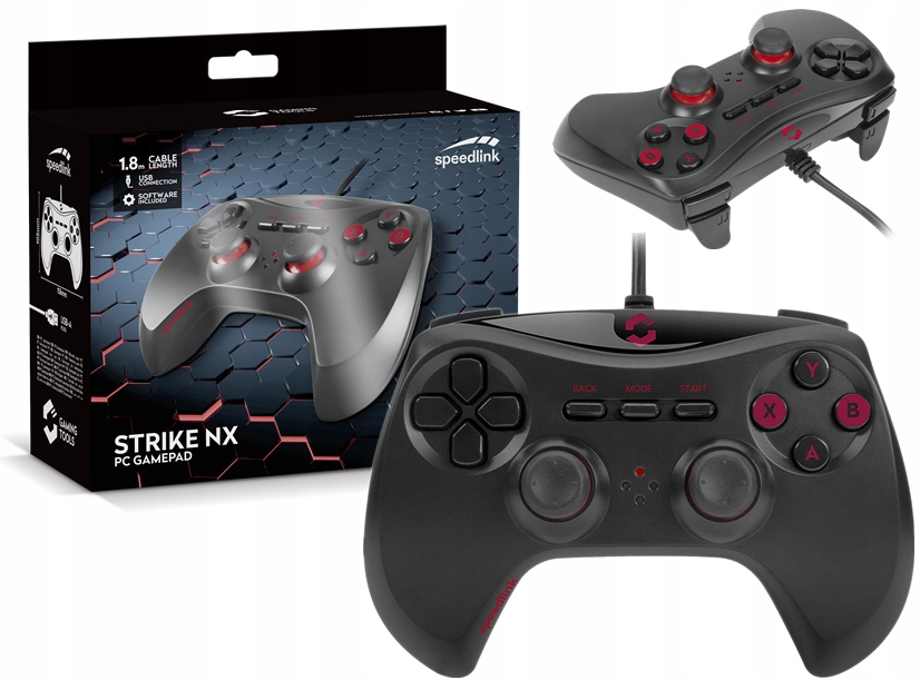Gamepad Pad Kontroler Speedlink Strike Nx Pc PS3 Wibracje