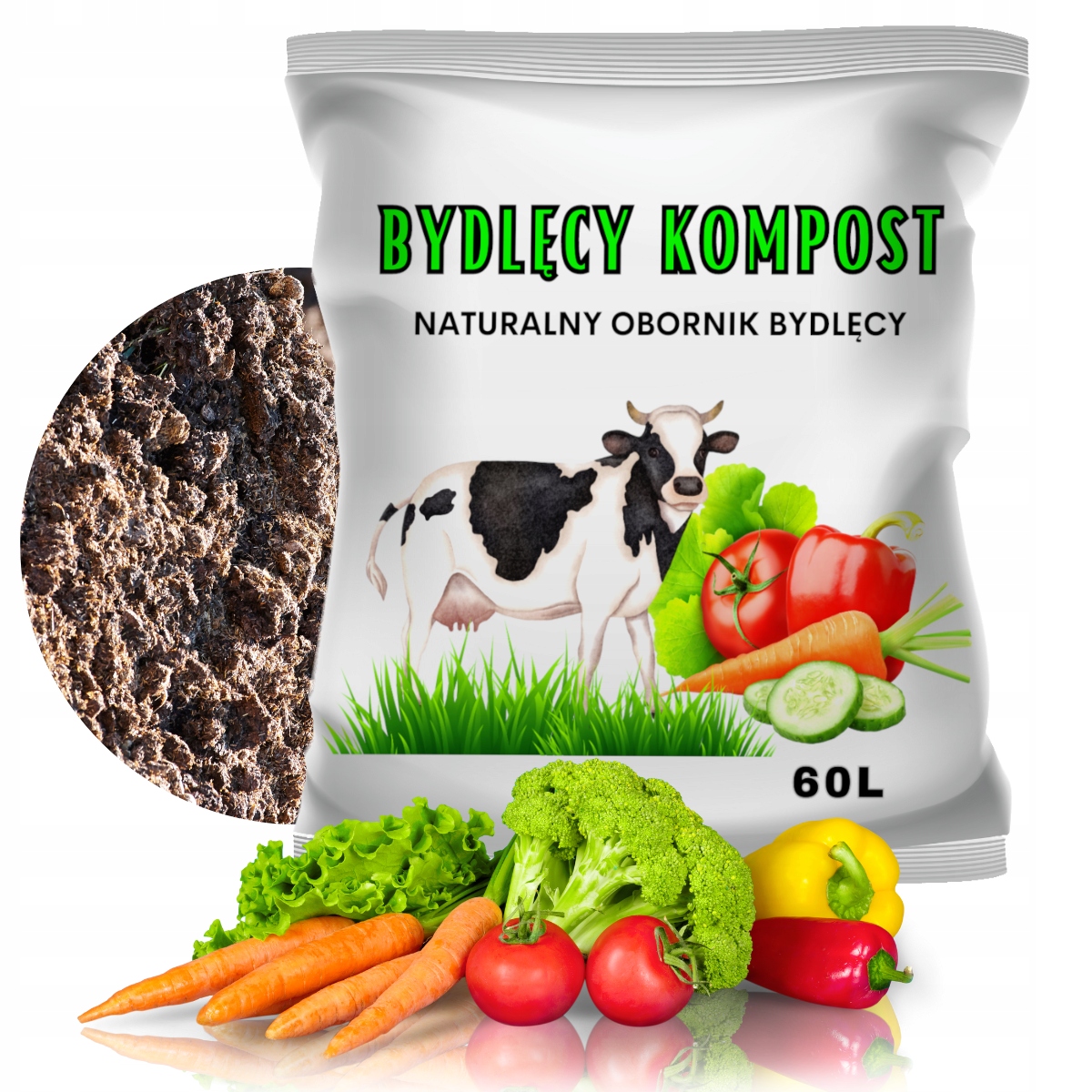 

Obornik bydlęcy naturalny 60l prosto od krowy