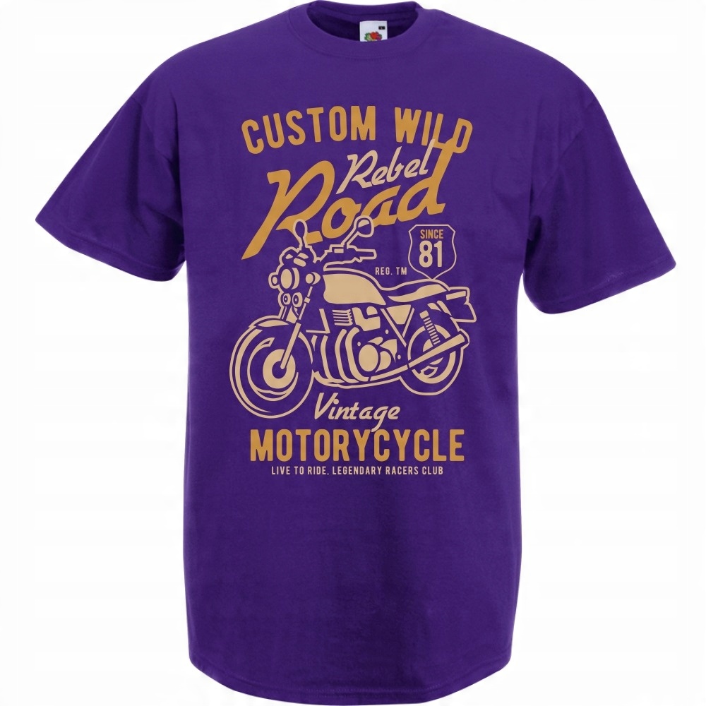 

Koszulka motor motocykl motocyklista XXL fioletowa