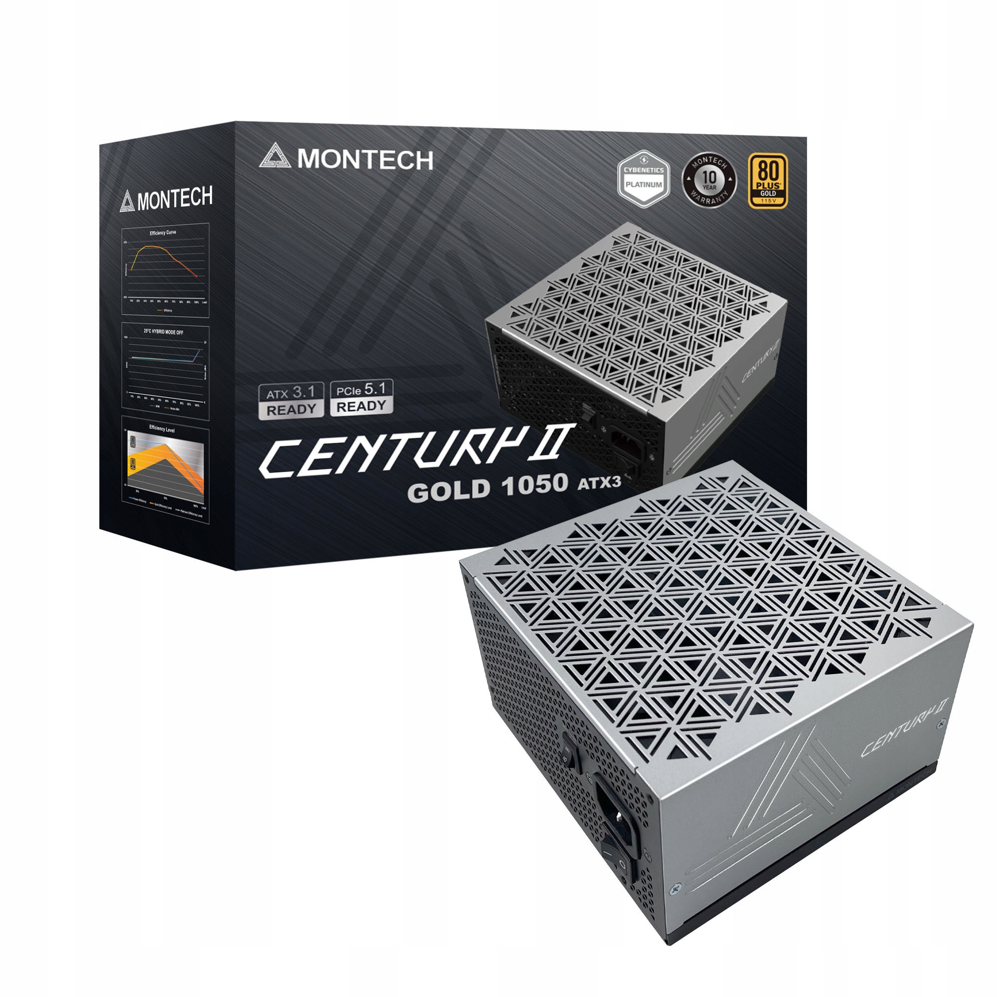 Zasilacz komputerowy Montech Century II 1050W