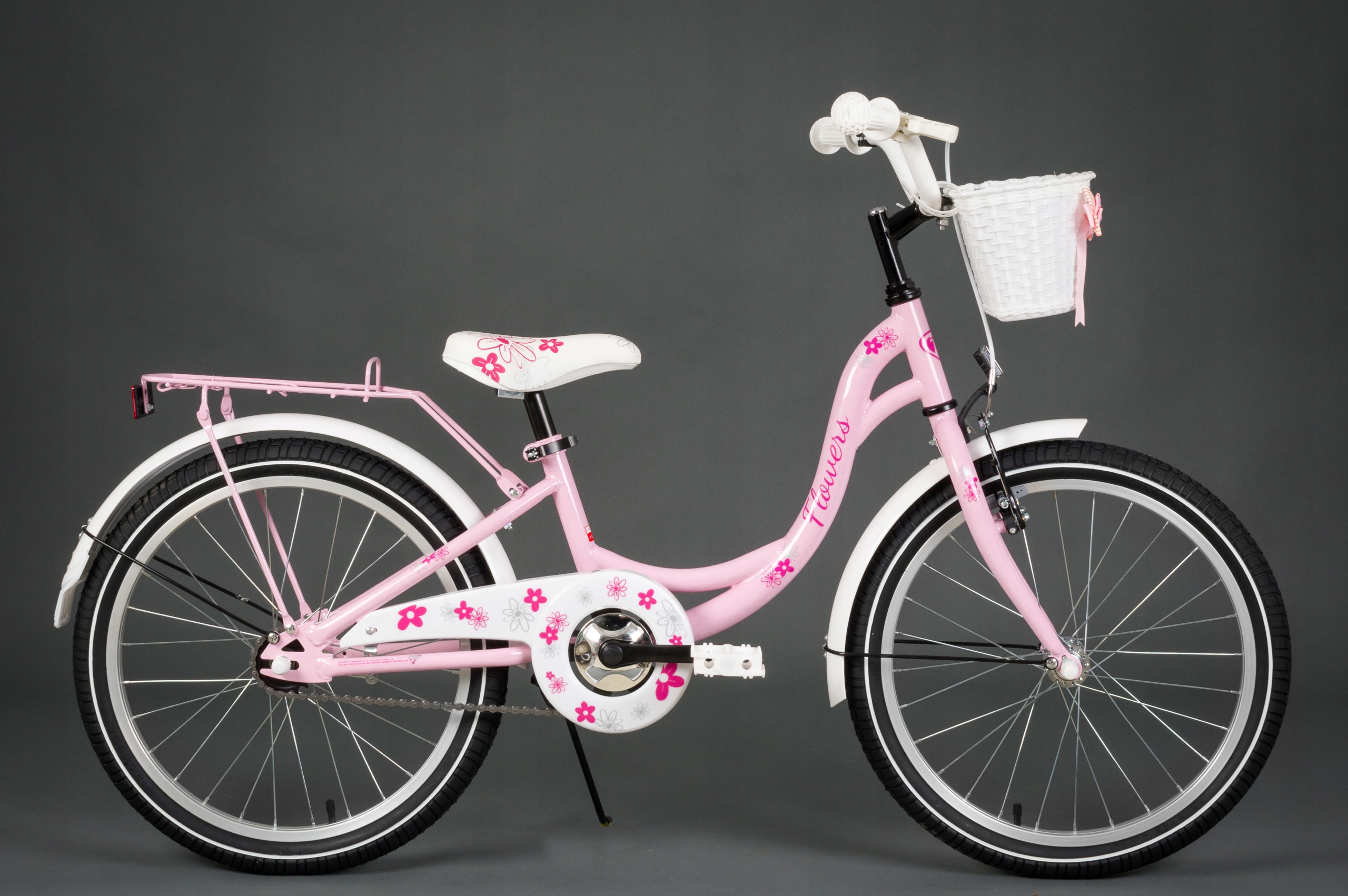 Polski ROWER 20" FLOWERS ROWEREK 8 kolorów ! Materiał ramy stal