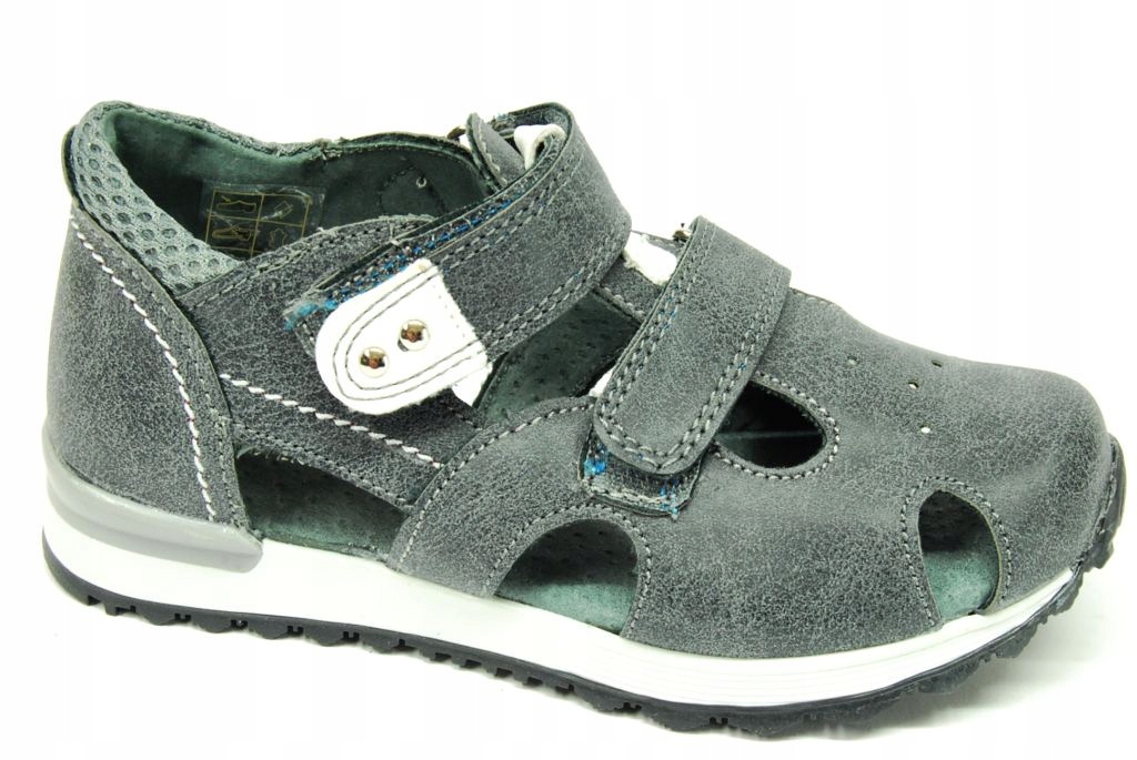 

Kornecki 6184 Półbuty chłopięce Letnie rzepy r. 28