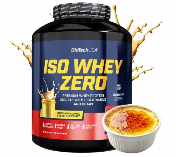 Proteinový Izolát Bez Laktózy Iso Whey Zero 1816G Katalonský Karamel-biotech Usa