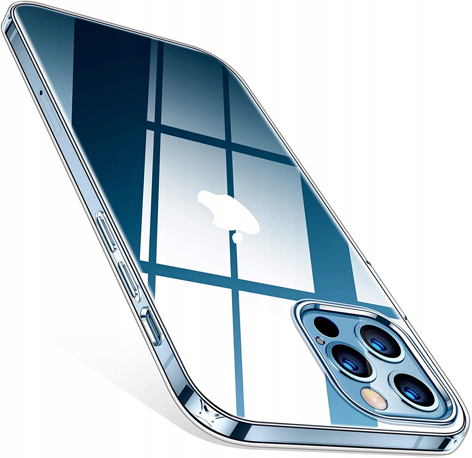 

Etui do Iphone 12 Pro Max Przezroczyste Slim+szkło
