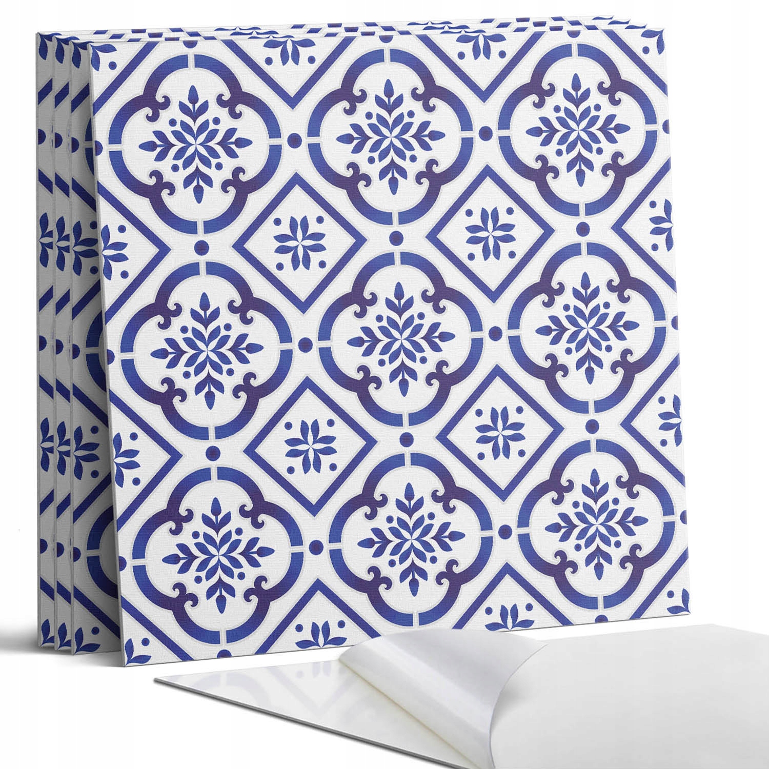 Balíček Pvc dlaždic Dekorativní vzor dlaždic s ornamenty 4 x 50 x 50 cm