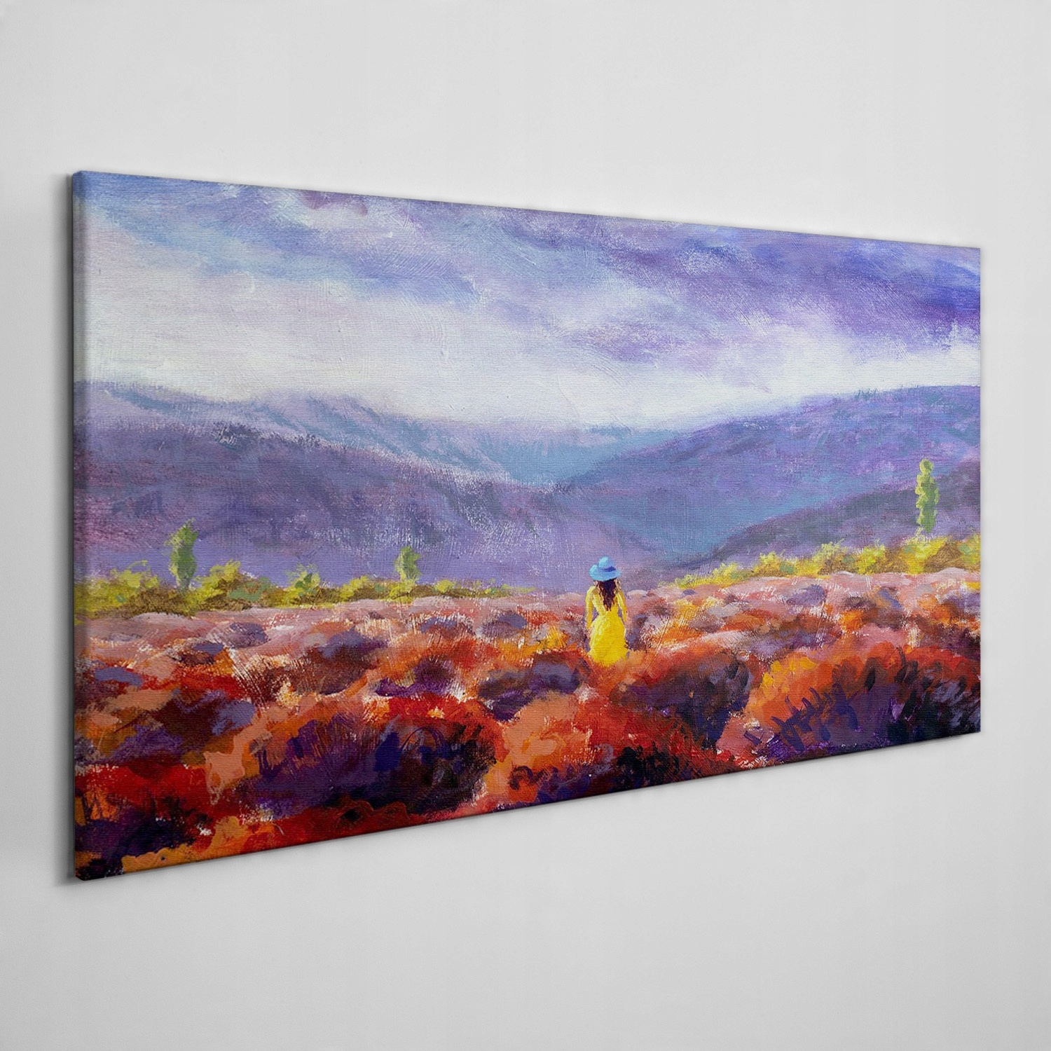 

Obraz ścienny na płótnie Krajobraz góry 100x50 cm