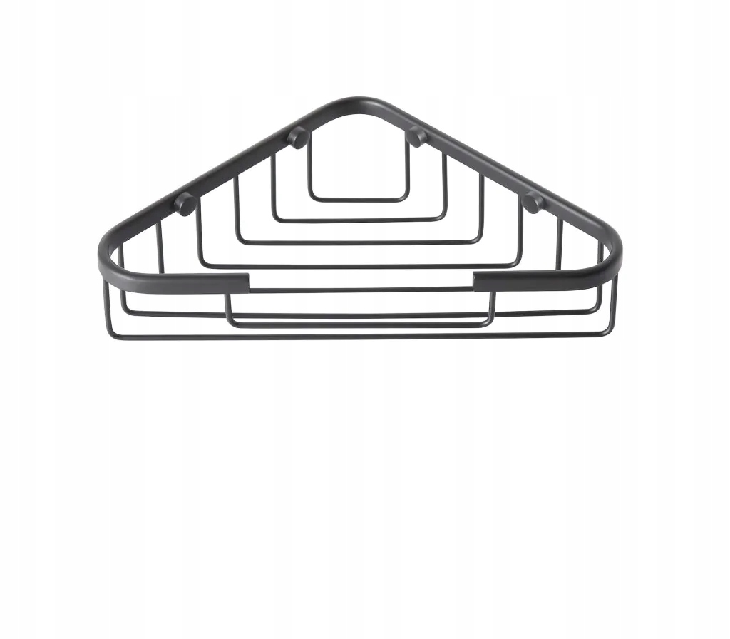 Stella Košík na mýdlo rohový 19x19x6 Černý Mat 16.020-B