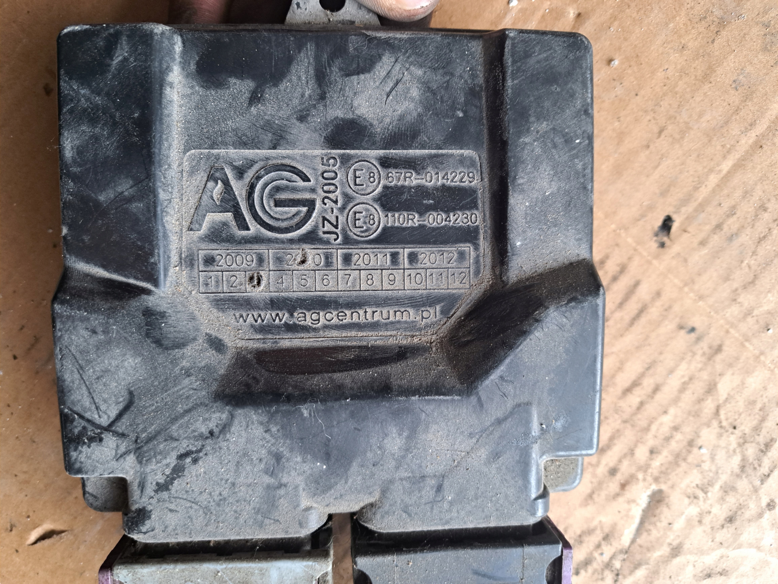 control unit computer module gas LPG SEKWENCJA ZENIT AG JZ-2005