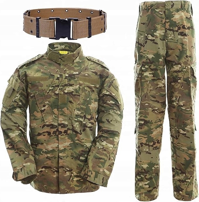 Taktická uniforma Qhiu s páskem Airsoft Paintball Outdoor velikost 3 díly XL