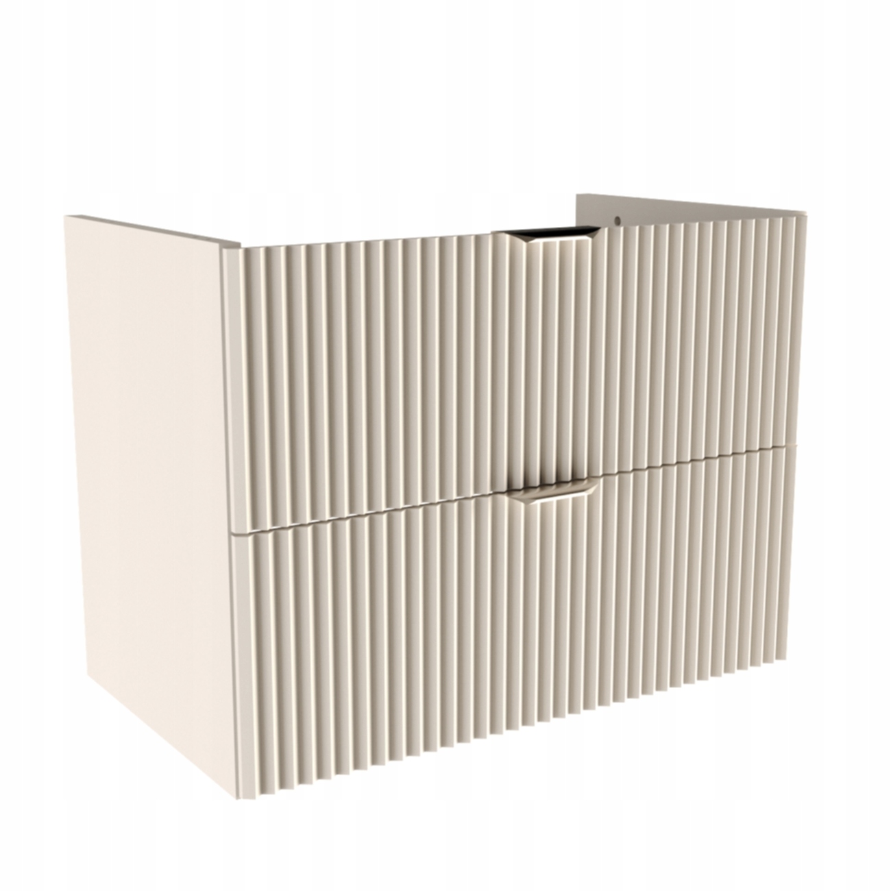 Skříňka pod umyvadlo 80 cm 2 zásuvky Kašmír bez desky Willy