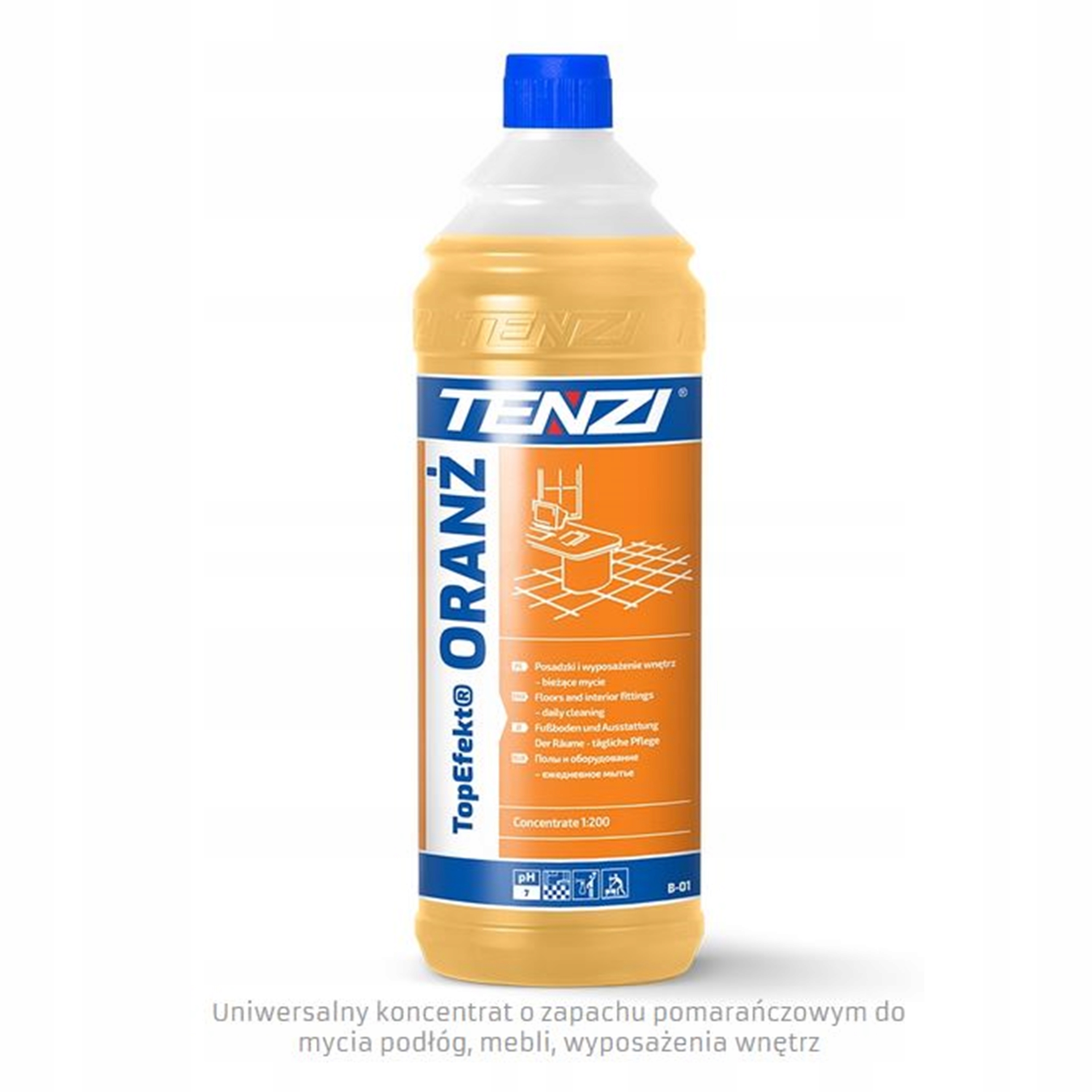 

Tenzi TopEfekt Oranż Do Mycia Posadzek Podłóg 1L