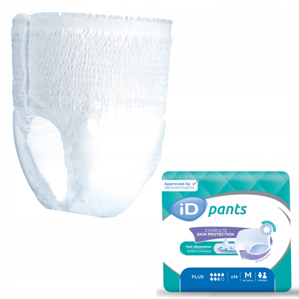 

Majtki Chłonne dla Dorosłych iD Pants Plus M 6,5K