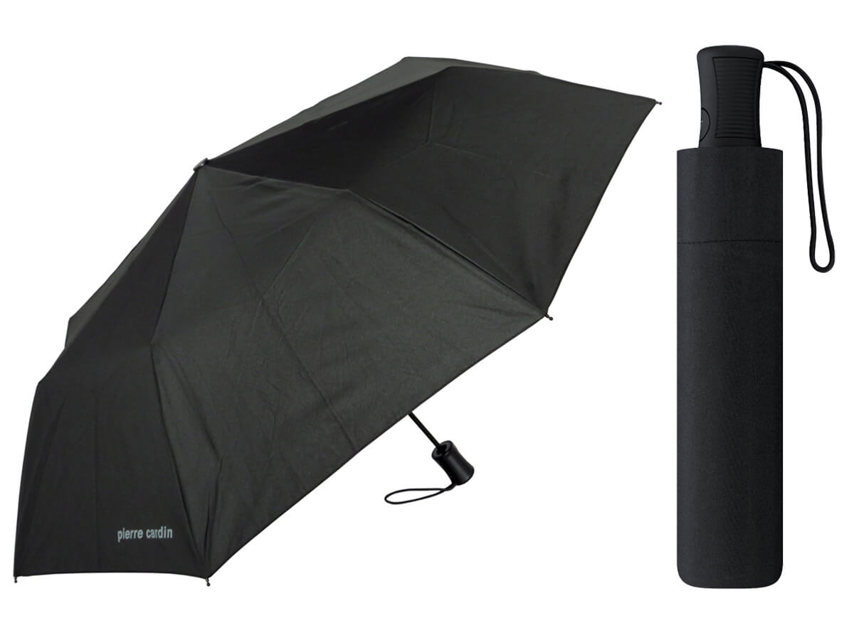 

Czarny Parasol Pierre Cardin Mini Ac Black Line