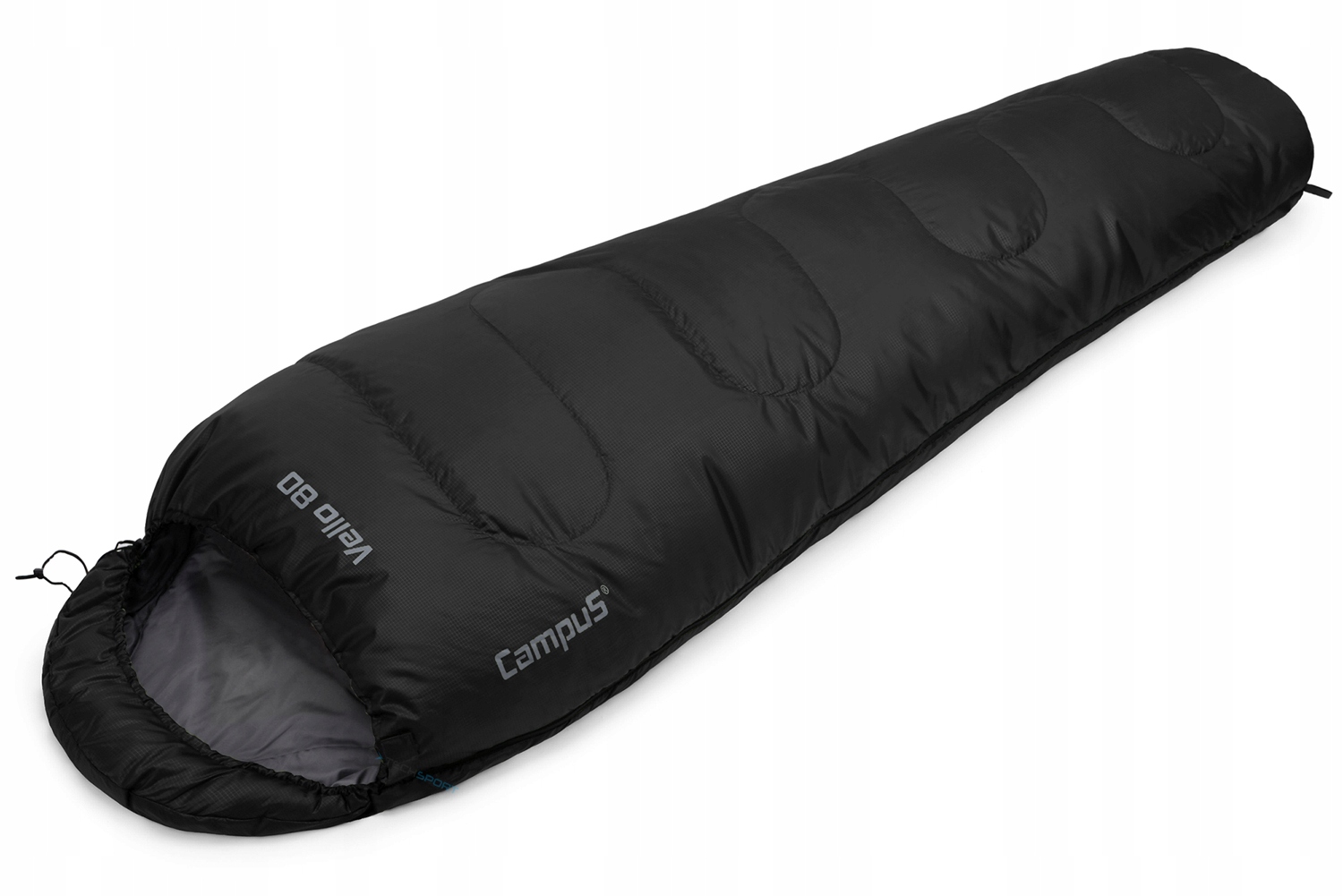 ULTRALEKKI ŚPIWOR MUMIA CAMPUS VELLO 80 do 2s 740g Długość 220 cm