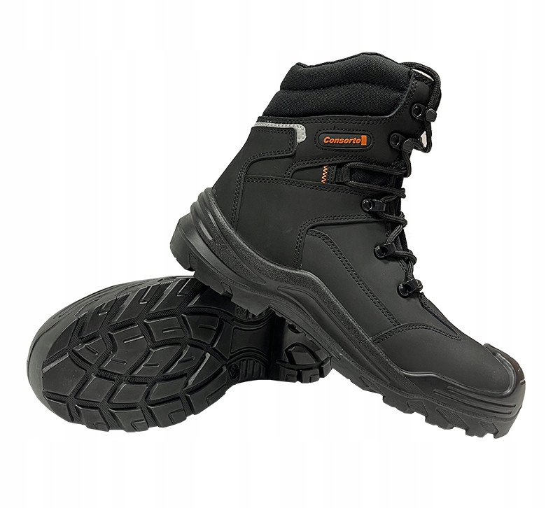 BUTY TRZEWIKI ROBOCZE WYSOKIE Z KEVLAROWĄ WKŁADKĄ I KOMPOZYTOWYM NOSKIEM S3