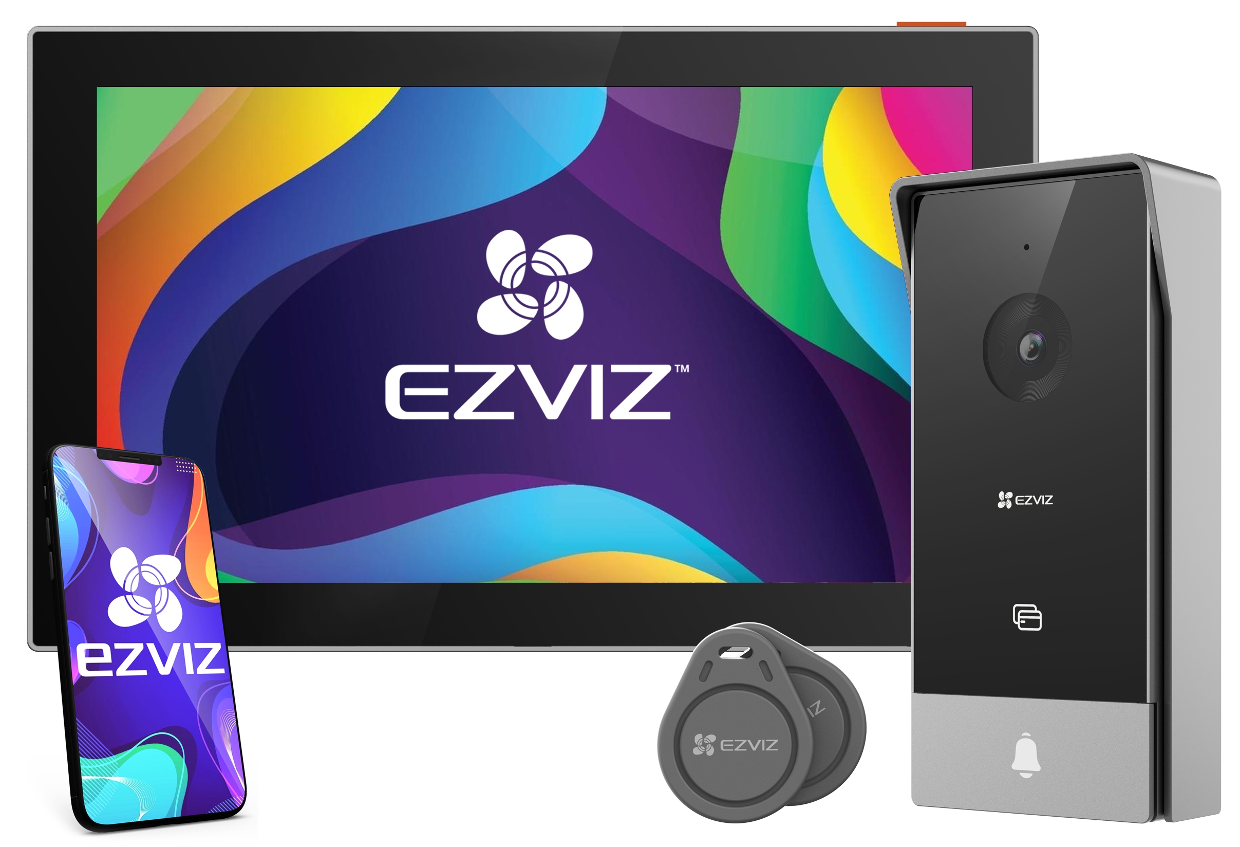 Wideodomofon Ezviz HP5 Domofon z Kamerą 7" LCD 2-żyłowy Slim Furtka