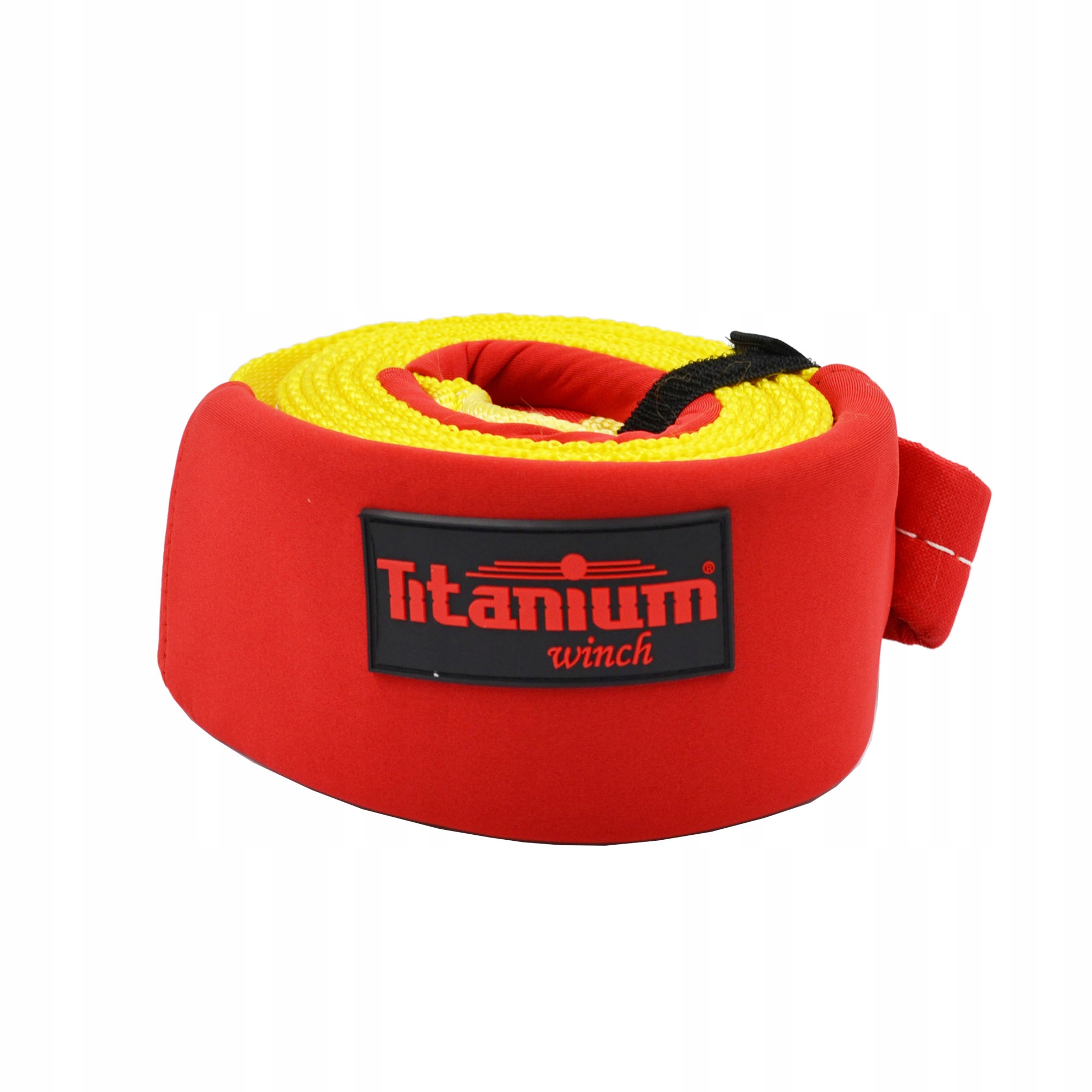 Pas Do Wyciągarki Titanium Winch 18T 3M 90MM Żółty Off Road Do Drzewa