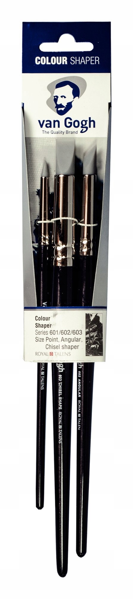 Gumový modelovací nástroj Van Gogh Sada 3 kusů gumových Štětců